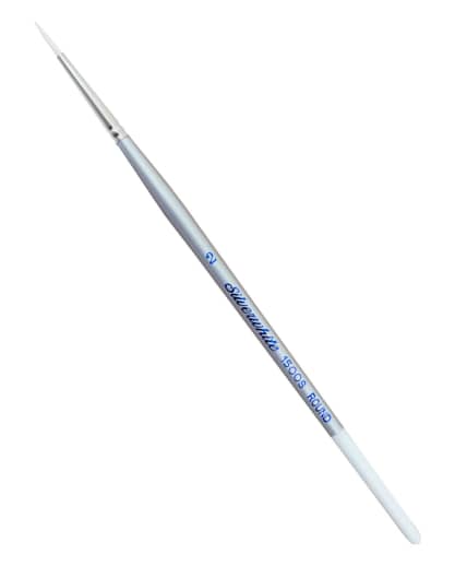 Silverwhite Synthetic Short Handle Round 2 Paint Brush