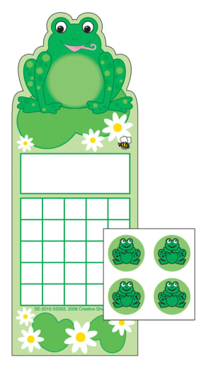 Frog Personal Incentive Charts and Stickers