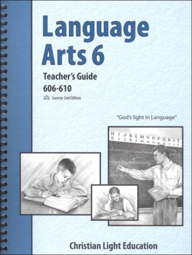 Language Arts LightUnit 606-610 Teacher's Guide Sunrise 2nd Edition