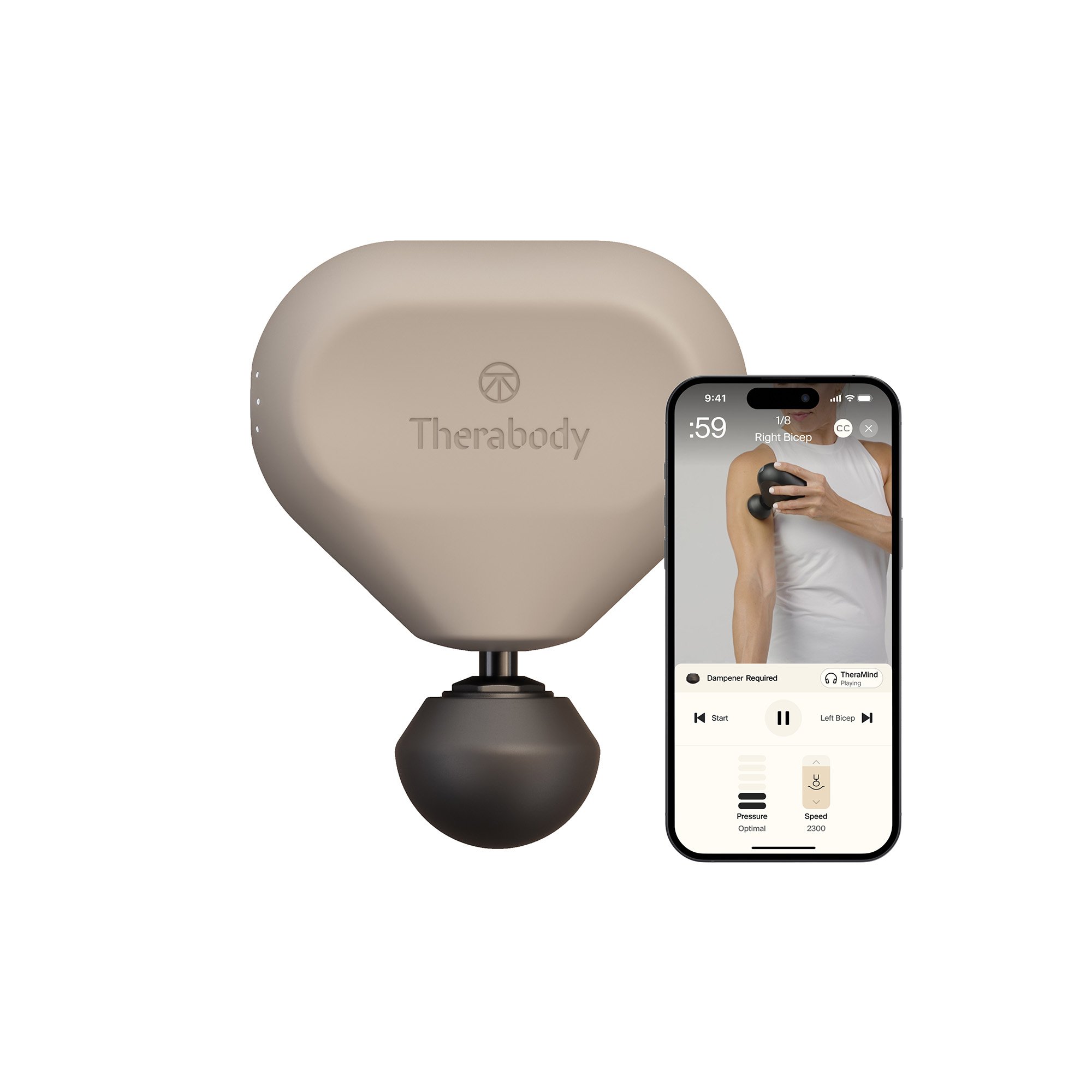 Therabody Theragun Mini Hand-Held Massager, Oat MK 1269176