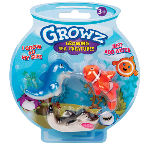 Sea Creatures Growz (3 Pieces)