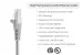 Cat5e Shielded Ethernet Patch Cable, Half-moon Boot, 1ft, Gray