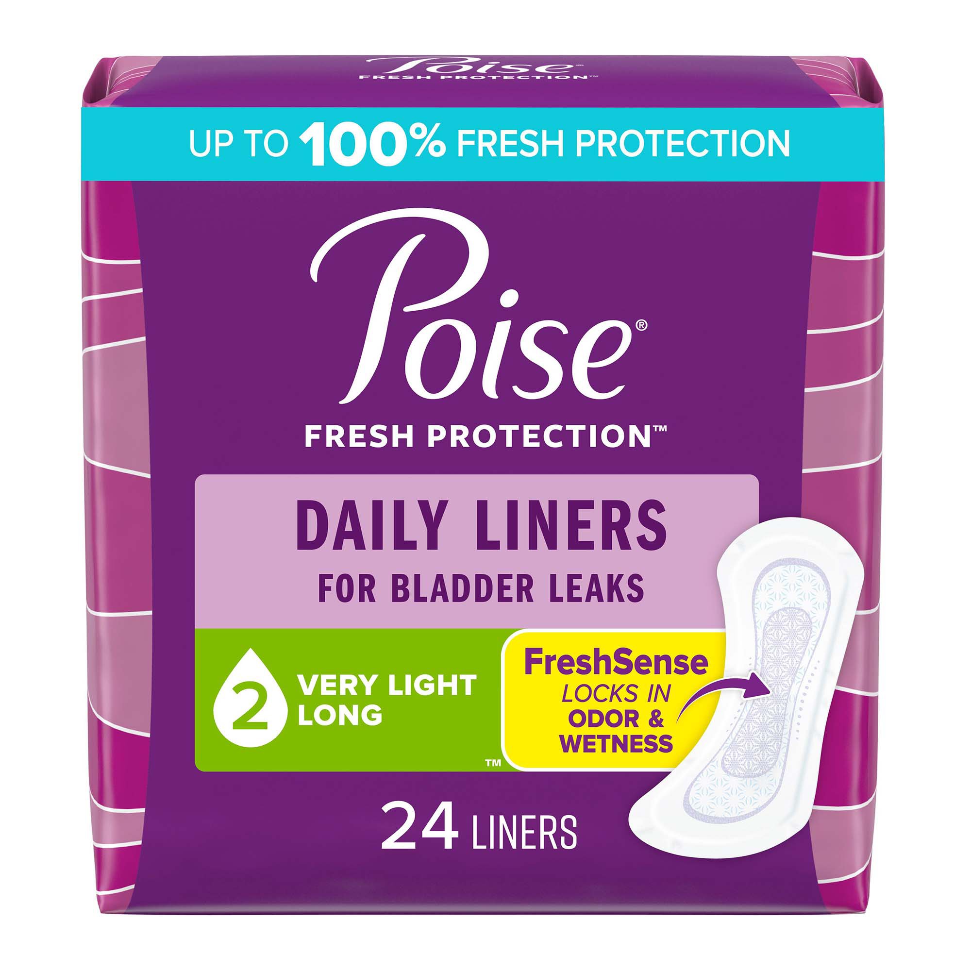 Poise Bladder Control Pads for Women, Light Absorbency, 8.5-Inch MK 714187