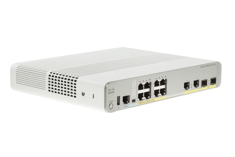 Cisco Catalyst 3560-CX Series 8 Port Gigabit Ethernet Switch, WS-C3560CX-8PC-S, Refurbished, Original