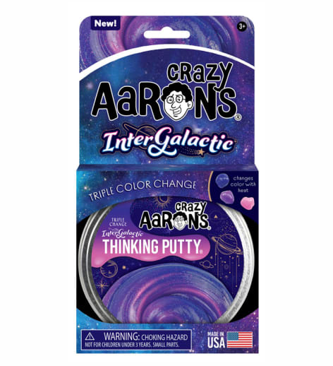 Crazy Aaron's Intergalactic Thinking Putty 4" Tin