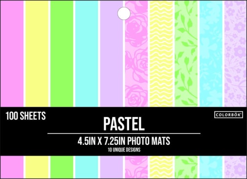 Photo Mats 4.5" x 7.25" - Pastel