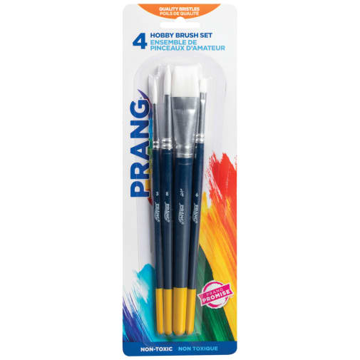 Prang Hobby Paint Brush Set (4 count)