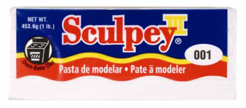 Sculpey III White (1lb.)