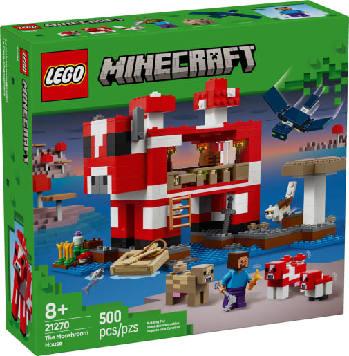 LEGO Minecraft Mooshroom House (21270)