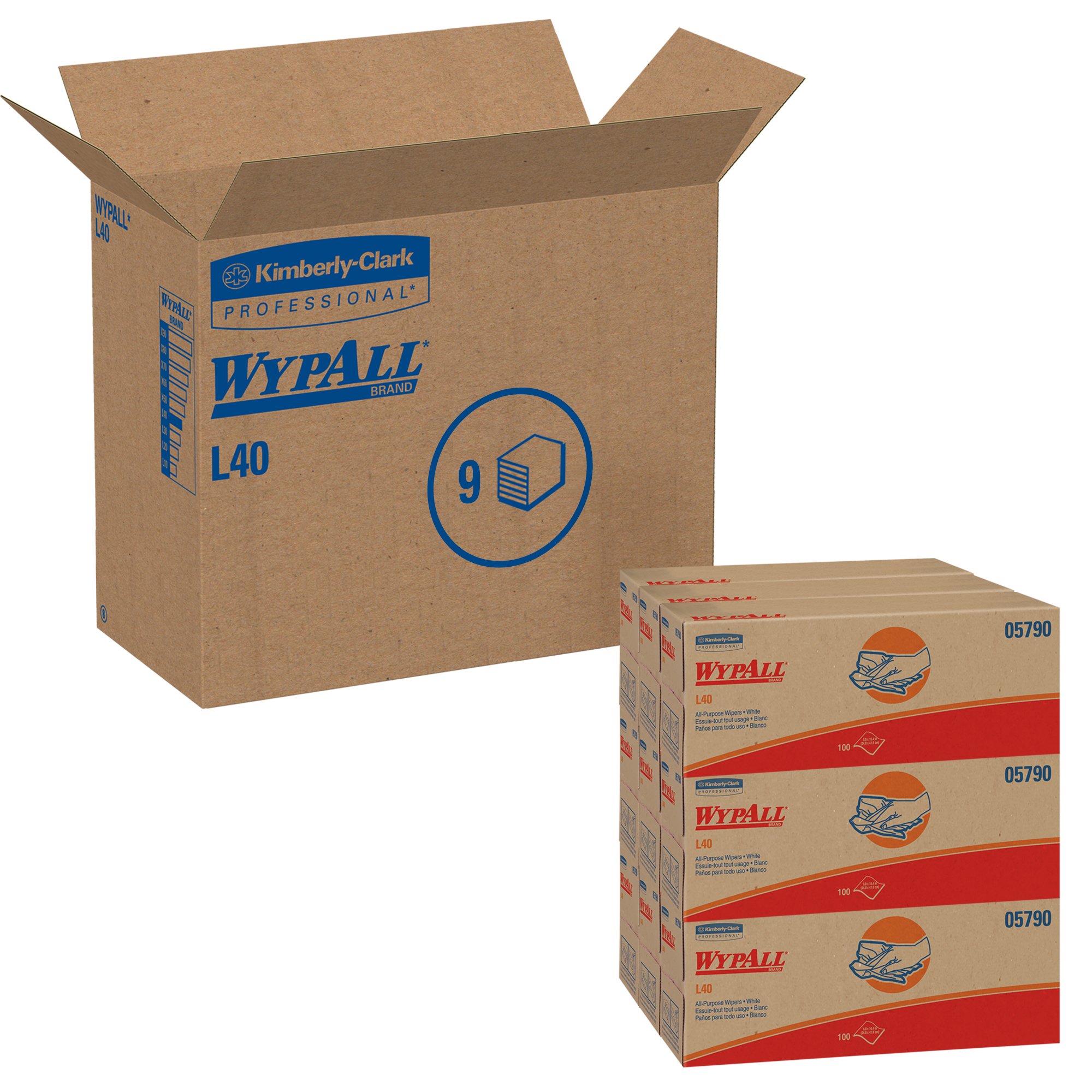 WypAll PowerClean L40 Extra Absorbent Towels MK 867129