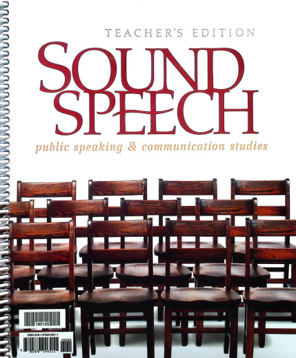 BJU Press Sound Speech Teacher Edition