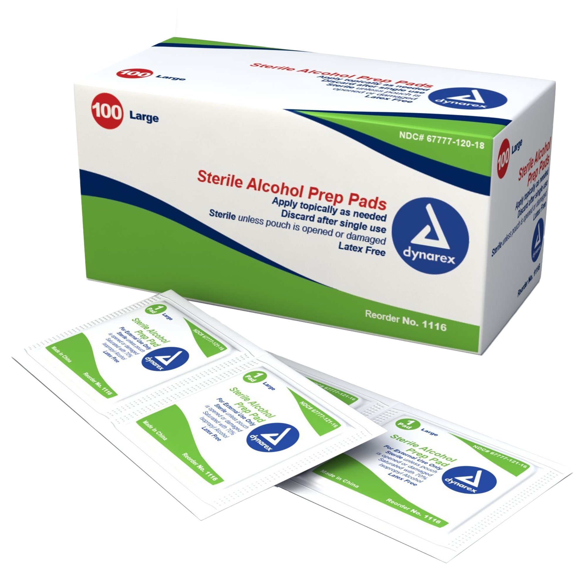 Dynarex Alcohol Prep Pad MK 864525