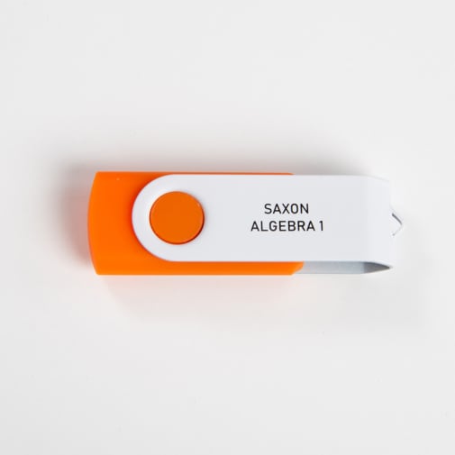 Mastering Algebra - Saxon Algebra 1 3rd Edition USB Drive