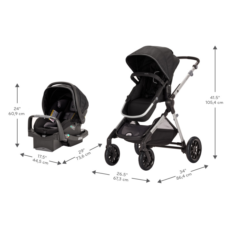 Pivot Xpand™ Modular Travel System With SafeMax Infant Car Seat (Stallion) Lifestyle Photo Pivot Xpand™ Modular Travel System With SafeMax Infant Car Seat (Stallion) Lifestyle Photo