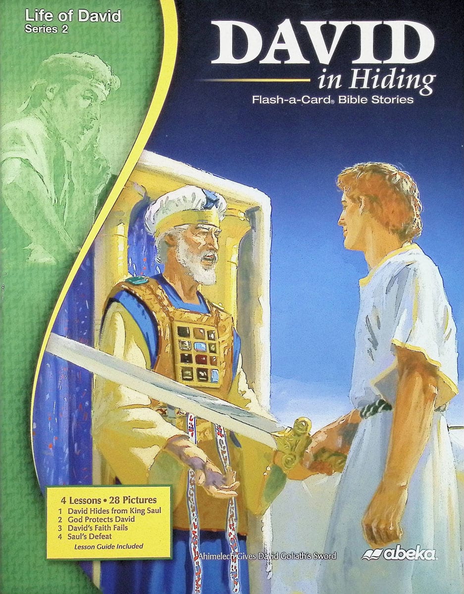 Abeka David in Hiding Flash-a-Card Bible Stories