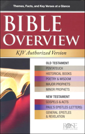 Bible Overview KJV Authorized Version Pamphlet
