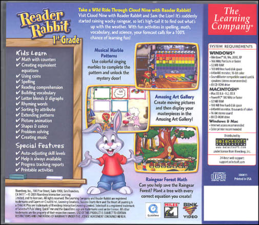Reader Rabbit 1st Grade CD-ROM: Capers on Cloud Nine