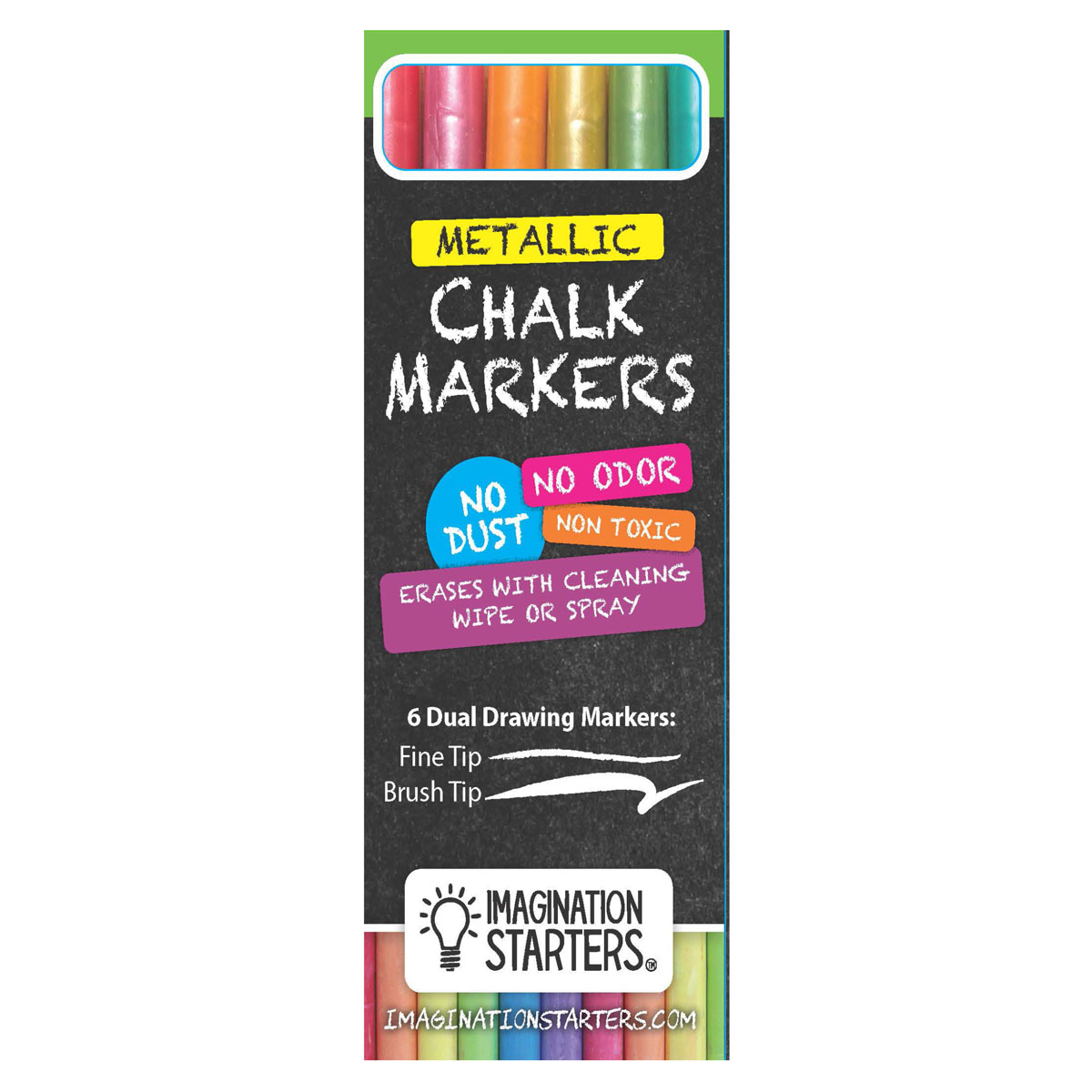 Metallic Chalk Markers (set of 6)