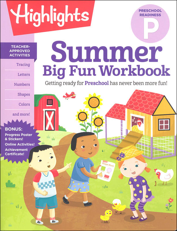 Summer Big Fun Workbook Preschool Readiness