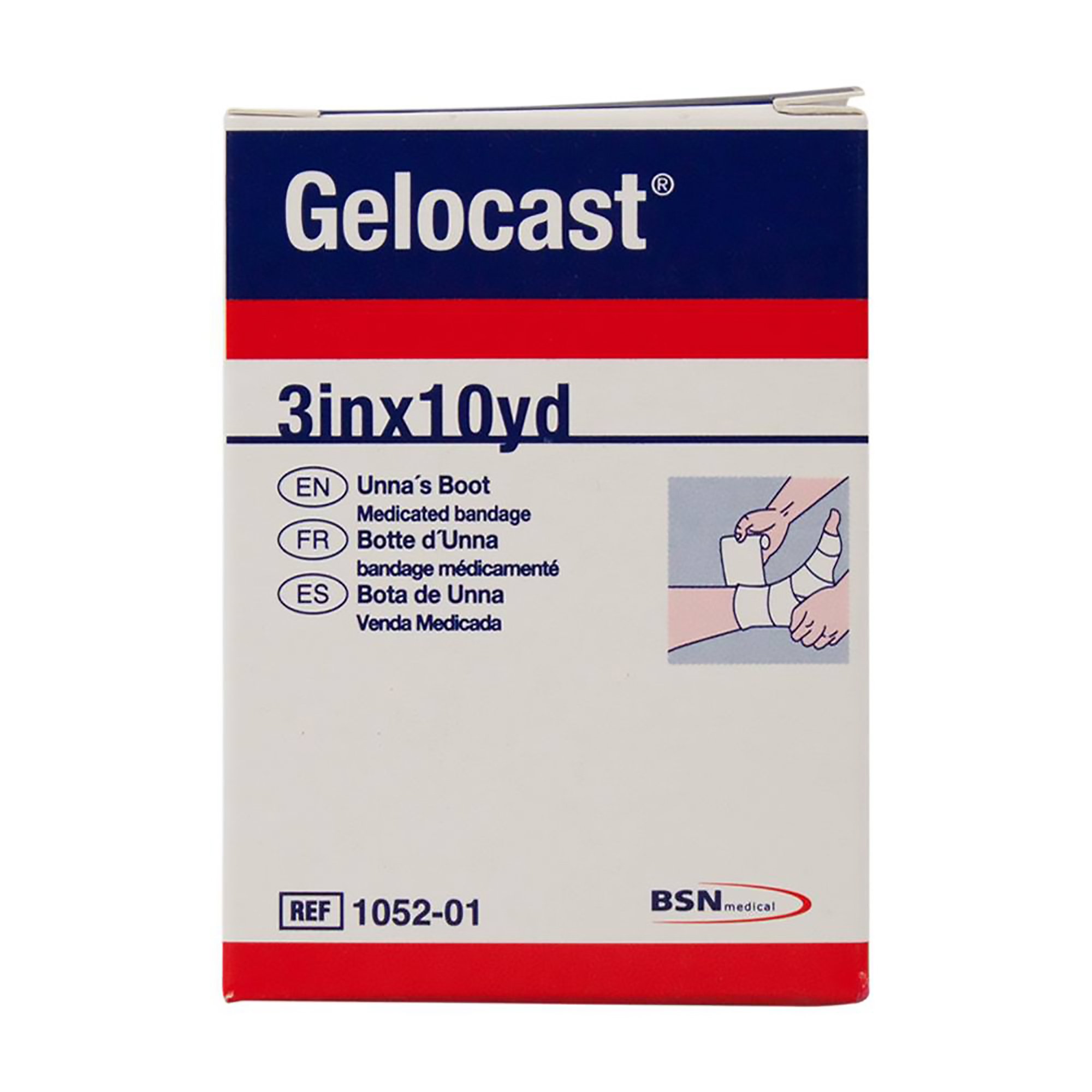 Gelocast Unna Boot with Calamine, 3 Inch x 10 Yard MK 46022