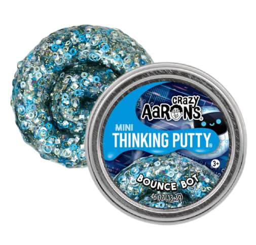Crazy Aaron's Bounce Bot Thinking Putty 2" Mini Tin