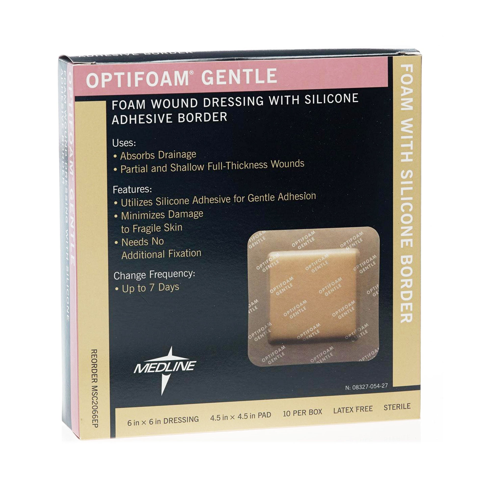 Optifoam Gentle Foam Dressing, 6 x 6 Inch MK 897416
