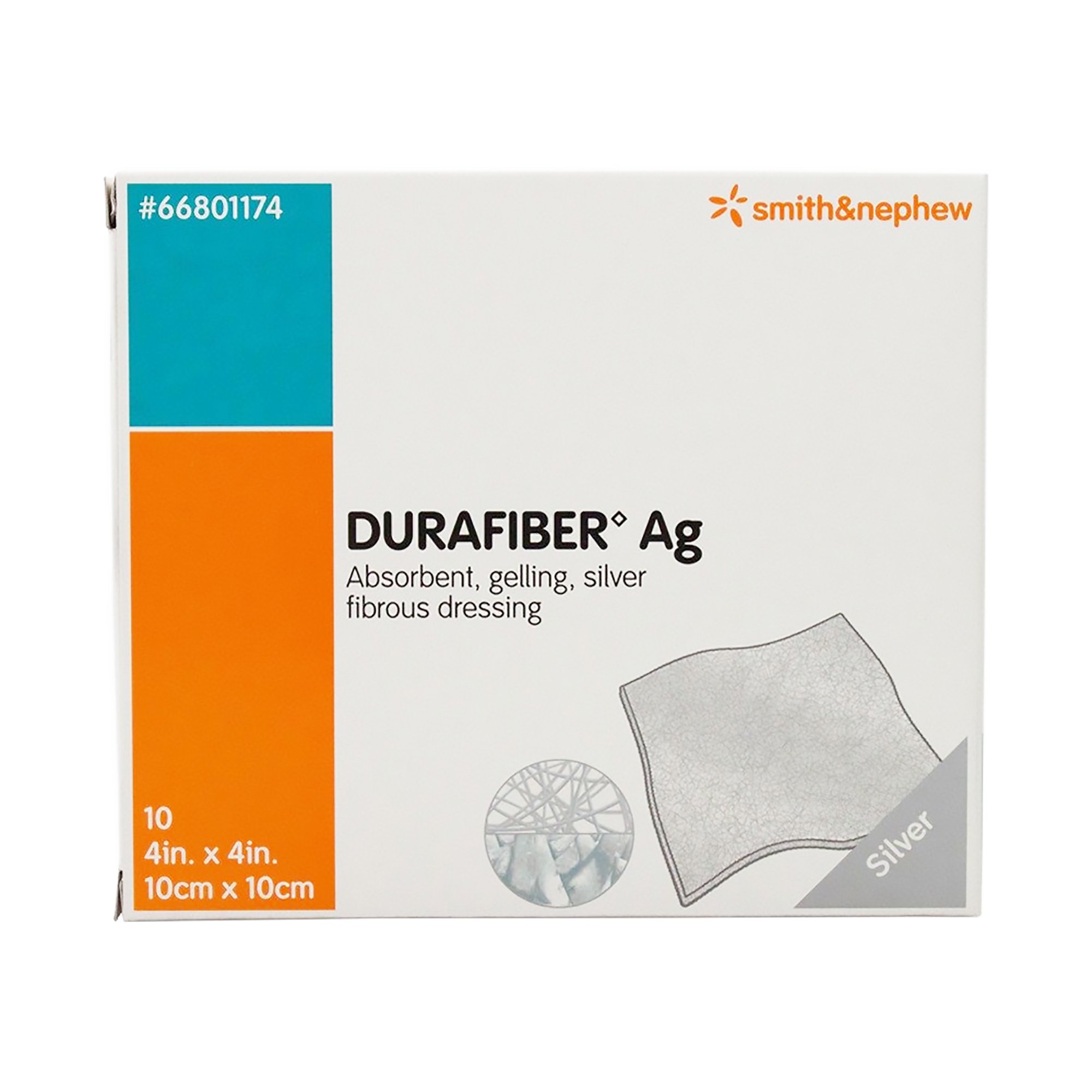 Durafiber Ag Silver Dressing, 4 x 4 Inch MK 862627