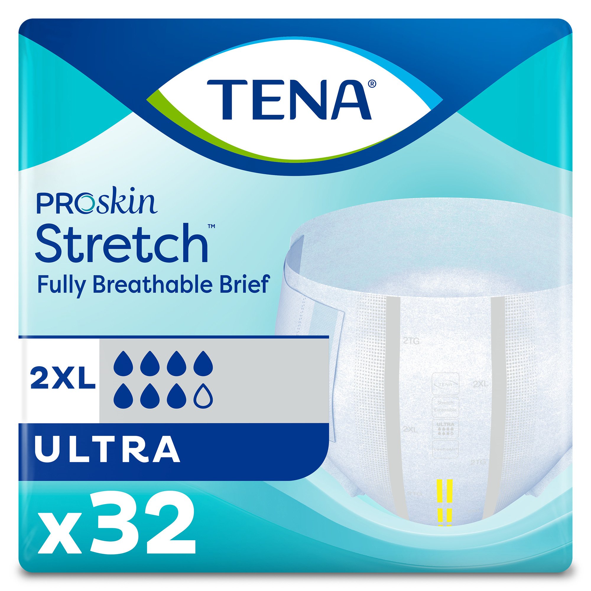 Tena ProSkin Stretch Ultra Incontinence Brief, 2X-Large MK 794218