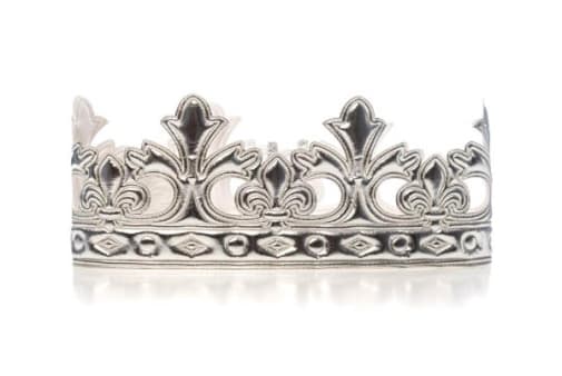 Little Adventures Silver Prince Soft Crown Dress Up Accessory