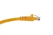 CAT6A Ethernet Patch Cable, Booted, 6ft, Yellow