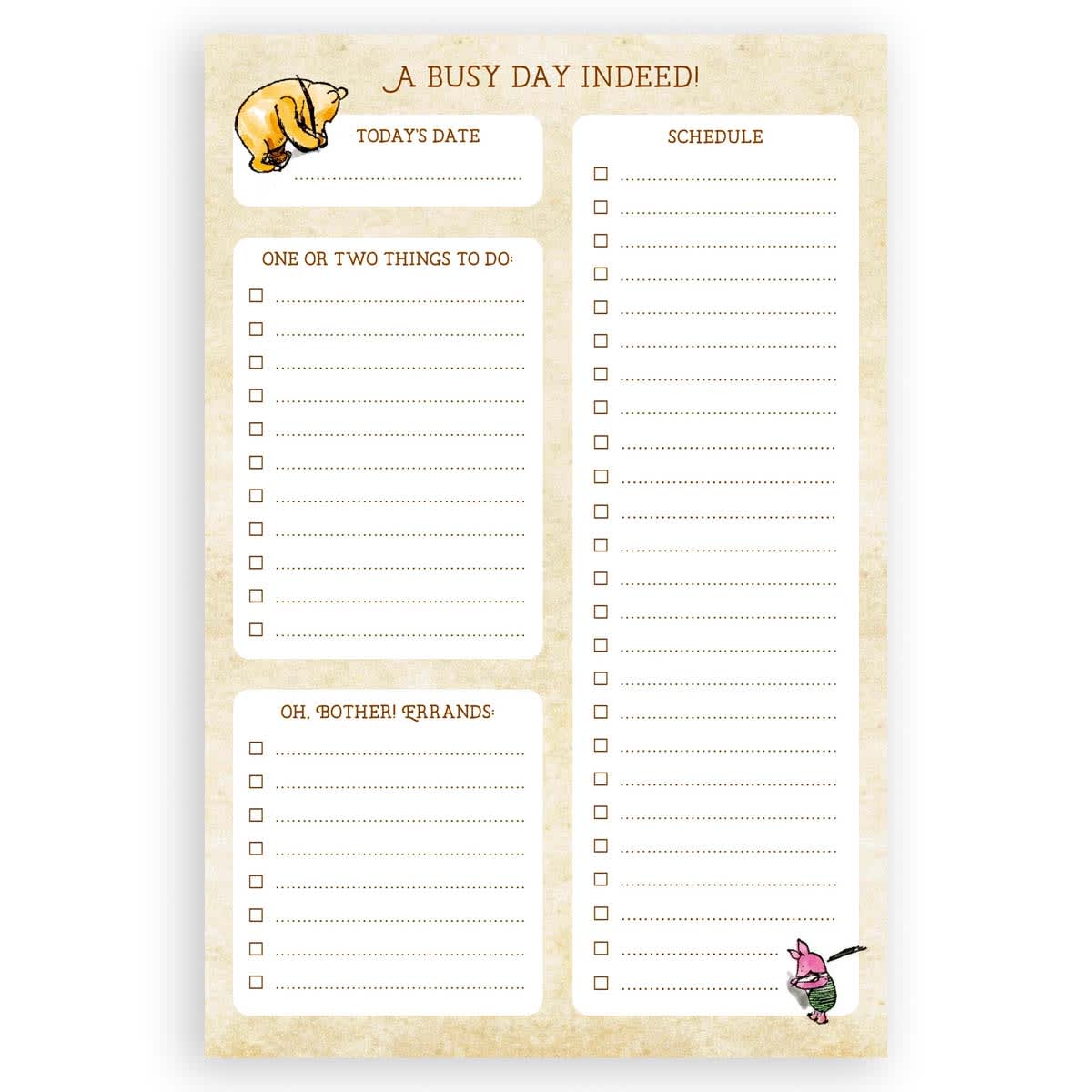 Winnie-the-Pooh: To-Do List (60 Sheets)
