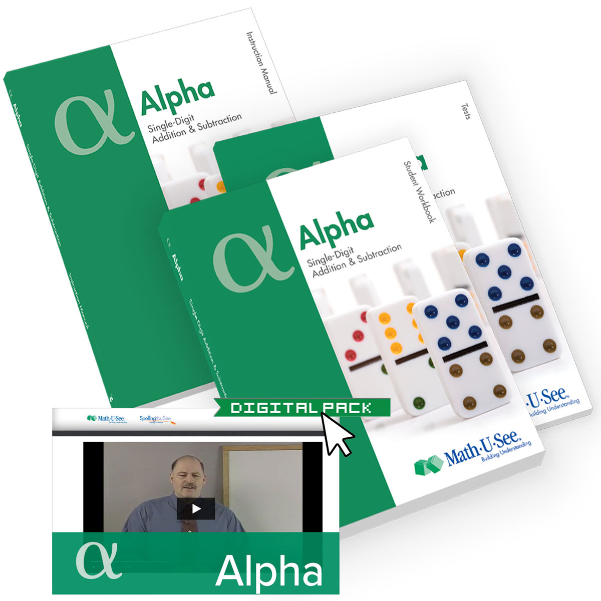 Math-U-See Alpha Set (no Integer Blocks)