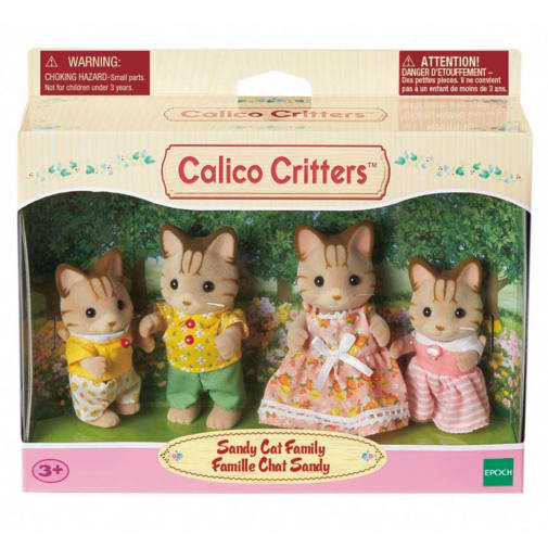 Sandy Cat Family (Calico Critters)