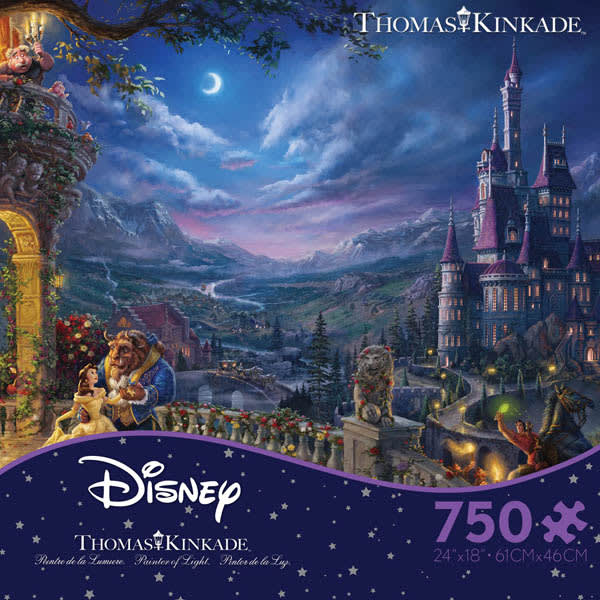 ジグソーパズル　Disney Thomas Kinkade 750ピース2点 ジグソーパズル Disney Thomas Kinkade 750ピース2点 Thomas Kinkade