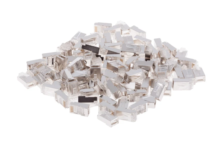 RJ45 Cat6 Modular Plugs/Connectors for STP Stranded Wire (100)