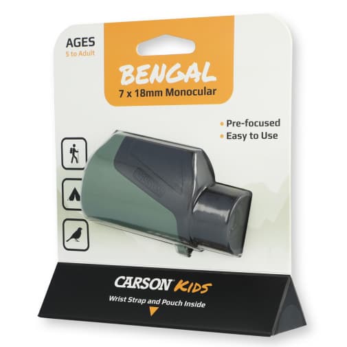 Carson Kids Bengal 7x18mm Pre-Focused Monocular