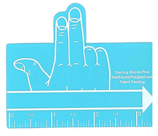 Blue Two Finger Spacer