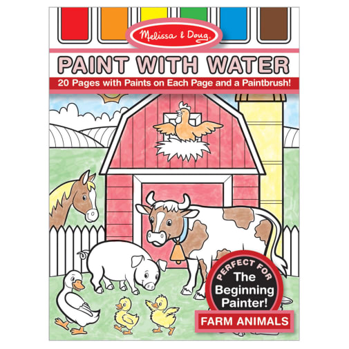 Melissa & Doug Paint With Water - Farm Animals