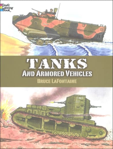 Tanks and Armored Vehicles Coloring Book