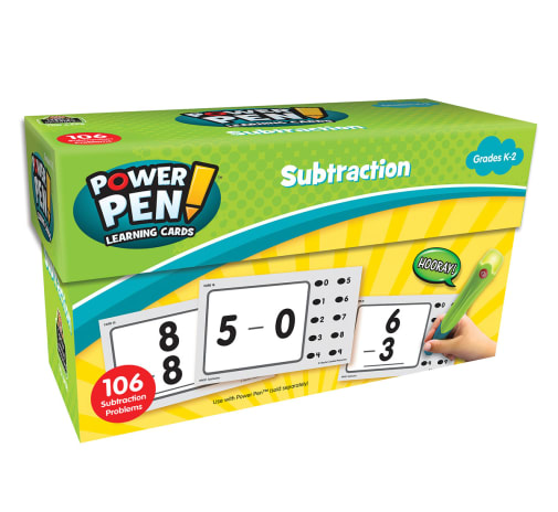 Power Pen Learning Cards: Subtraction