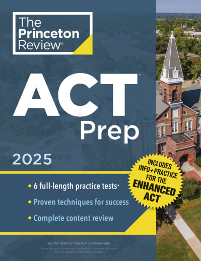 ACT Prep with 6 Practice Tests 2025 Edition