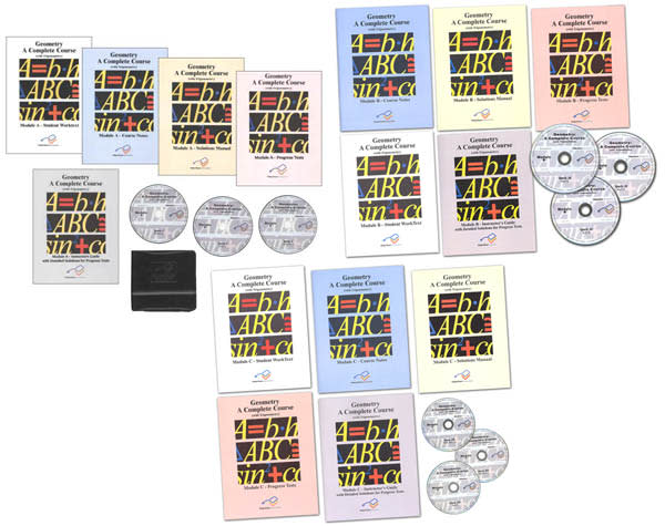 VideoText Geometry Modules A,B,C Set (DVD)