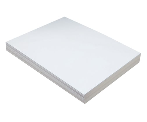 Tagboard White 150# basis 9" x 12" 100 sheets