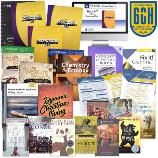 Generations Homeschool Grade 7 Curriculum Package