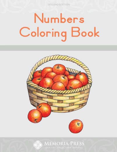 Memoria Press Numbers Coloring Book (2nd Edition)