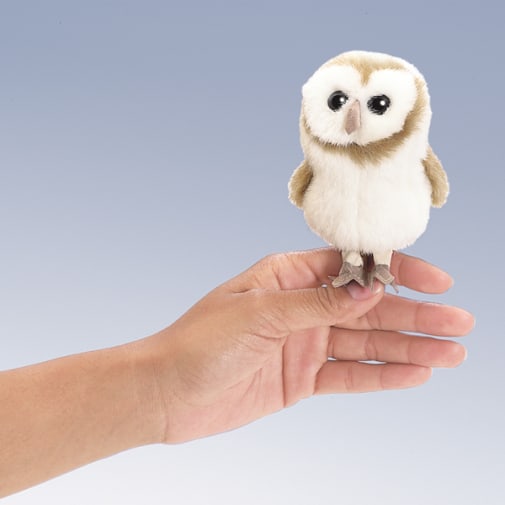 Mini Barn Owl Finger Puppet