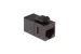 Cat6 RJ45 Inline Coupler Type Keystone Jack, Black
