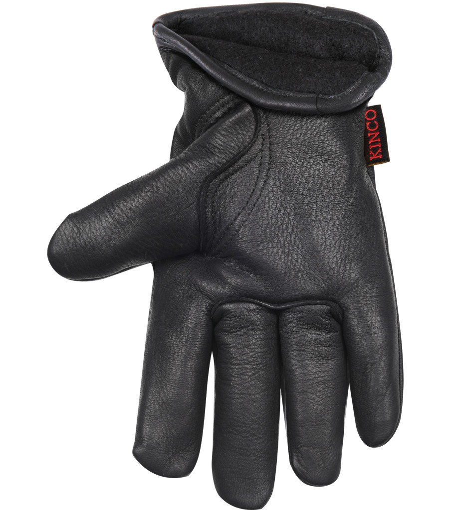 Lined Black Premium Deerskin Driver, Black, large image number 1