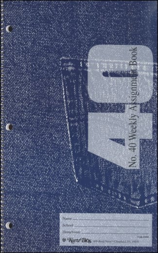 Weekly Student Assignment Book