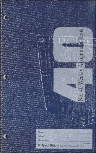 Weekly Student Assignment Book